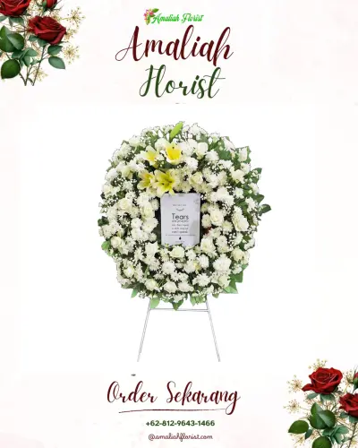 Krans Bunga Duka Cita di Dersansari